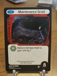 2007 Star Wars: PocketModel TCG #24 024/120 Maintenance Droid Combat Card - Picture 1 of 2