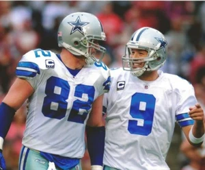 TONY ROMO JASON WITTEN 8X10 GLOSSY PHOTO IMAGE #1 - Picture 1 of 1