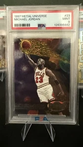 1997 Metal Universe Michael Jordan #23 PSA MINT 9 - Bild 1 von 3