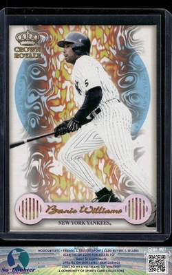 Pacific Crown Royale #16 1999 Bernie Williams Pivotal Players Yankees 7,3B Foto 1 de 2