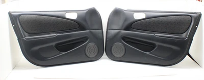 Juego de paneles de puerta delantera izquierda derecha Toyota Corolla 1998-2002 negro potencia Foto 1 de 4