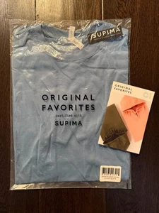 Original Favorites 100% Supima Cotton - Cloudy Blue - All Sizes - T Shirt Blank - Picture 1 of 5
