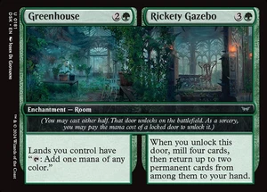 Gewächshaus/Rickety Pavillon, Duskmourn: House of Horros, MTG, Uncommon Karte, 0181 - Bild 1 von 1