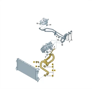 Original Kühlmittelschlauch Seat Arona Ibiza VW Polo 2Q0121049EJ Neu - Bild 1 von 3