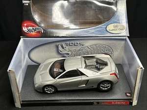 100% Hot Wheels Cadillac Cien GM Concept Car Silver 1:18 Diecast - Picture 1 of 16