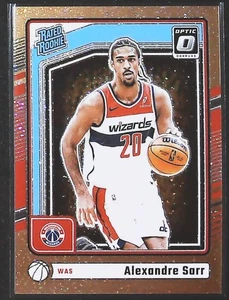 Donruss Optic Alexandre Sarr 2024-25 brillo de cobre SN/99 #276 Wizards - Imagen 1 de 2