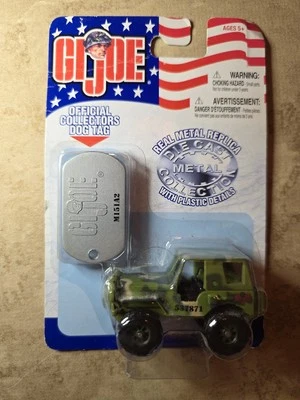 3 Maisto GI Joe Serie 1 Die Cast Camo M151 A2 con Etiqueta de Perro - DIE CAST JEEP HASBRO Foto 1 de 4