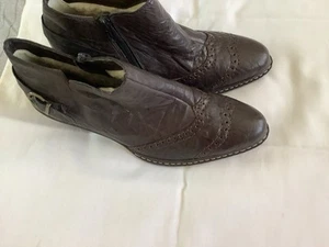 Brown Rieker Boot/shoes Size 4 - Picture 1 of 6