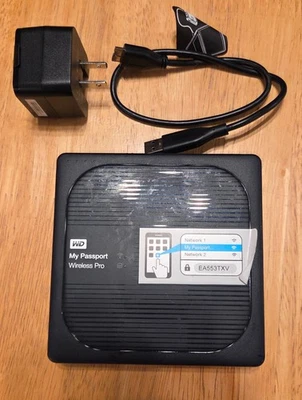 Western Digital My Passport Wireless Pro 2TB Portable External HDD - Image 1 of 4