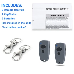 2 Stück Garagentor Fernbedienungen für Marantec 433MHz D302/D304-433, D384/D321/D323-433 - Bild 1 von 5