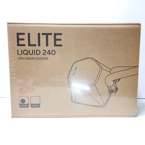 Nuevo enfriador Master Elite líquido 240 CPU enfriador líquido NEGRO sellado - Imagen 1 de 5