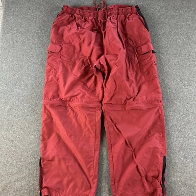 Pantalones deportivos Arkansas Razorbacks para mujer 2X rojos convertibles Starter Hogs #4504 Foto 1 de 4