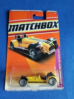 2011 Matchbox CATERHAM R500 SUPERLIGHT Yellow 3/100 LITTLE BEND Sports Cars - Image 1 of 4