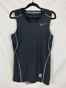 Nike Pro Combat Tank Top Mens Small Black Dri fit Hyper Cool Active Jogging Gym - Picture 1 of 11