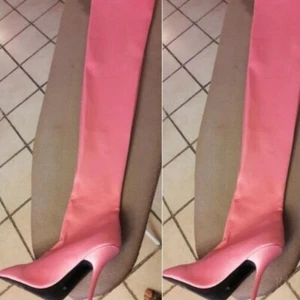 Sexy Women's Overknee High Thigh Sock Boots Pointy Toe Stilettos Shoes Clubwear - Picture 1 of 25