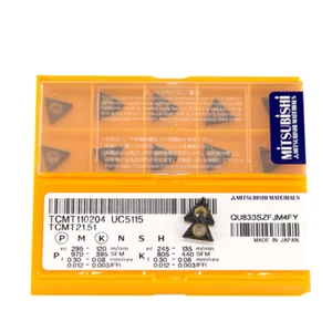 MITSUBISHI TCMT110204 UC5115 Carbide Inserts CNC⊕IK - Picture 1 of 4