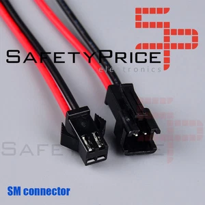 5x Pareja de Conectores JST SM 2 Pin Macho Hembra 150mm Baterias LIPO NiMh SP - Imagen 1 de 1