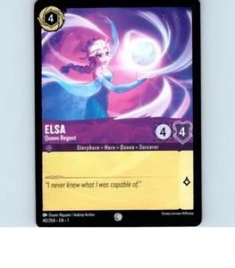 Tarjeta individual de Disney Lorcana Elsa 40/204 - Imagen 1 de 2