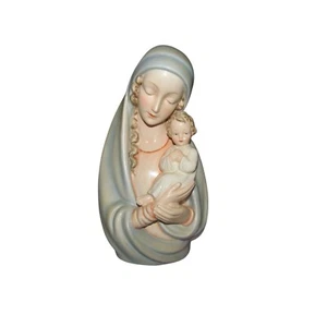 Goebel Madonna and Child Mary Jesus Figurine Bust 1950's HM21 ***Repaired*** - Picture 1 of 7