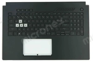 FOR TUF Gaming A17 FA707RE Palmrest Keyboard LED RGB US-International black - Picture 1 of 2