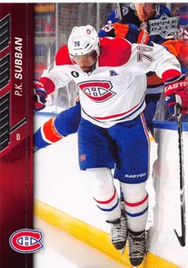 P.K. Subban 2015-16 Upper Deck Hockey card #102 Montreal Canadiens - Picture 1 of 2