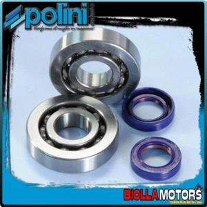 282.0001 KIT CUSCINETTI PARAOLI ALBERO POLINI PIAGGIO ZIP 50 2T SP H2O dal 2001 - Foto 1 di 5