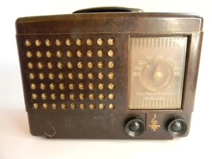 Mid-Century Emerson Refurbished AM Radio Model 509 Ch– Works Fine - Picture 1 of 9