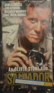 "Salvador" (1985) VHS James Woods Jim Belushi Polygram Video Watermarks SEALED - Imagen 1 de 2