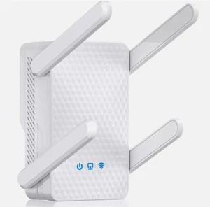 2024 neueste WiFi 6 Extender Signalverstärker 2,4 Gb/s Geschwindigkeit längste Reichweite 12.000 Quadratmeter - Bild 1 von 8