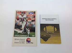 Vintage NFL Football Schedule Lot - Picture 1 of 3