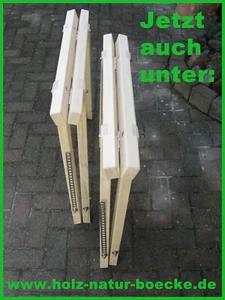  Klappbock Holz, 2 neue Holzböcke, Stützbock, Arbeitsbock, Schreinerbock - Bild 1 von 6