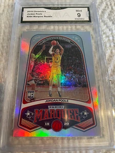 Jordan Poole Warriors 2019 Chronicles Marquee Rookie RC # 264 Graded 9 L@@@K - Bild 1 von 2