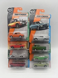 LOTE DE 8 coches Matchbox 2009-2017 Skyline Datsun Volkswagen Karmann Ghia 1/64 - Imagen 1 de 9
