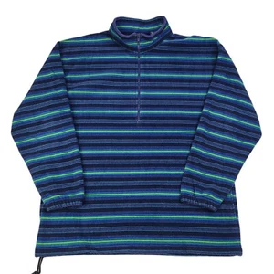 GAP Vintage 90s Neon Sweater Fleece Men's XL Colorful Striped Gorpcore Outdoor - Picture 1 of 13