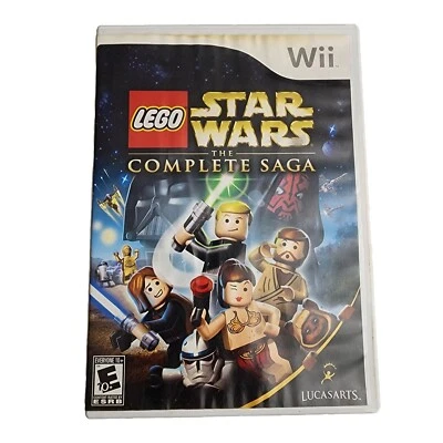 NINTENDO Wii Lego Star Wars: "The Complete Saga" ( 2007) Tested & Working - Image 1 of 4