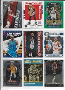 RIESIGES RUSSELL WESTBROOK 95 KARTEN 75 VERSCHIEDENE LOT b THUNDER + - Bild 1 von 1