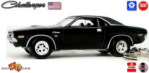 🎁🆕 HTF KEYCHAIN 70~74 BLACK DODGE CHALLENGER R/T CUSTOM Ltd Ed.💕NICE GIFT💕🎁 - Picture 1 of 18