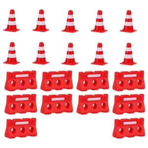 20 Pcs Road Sign Barricade Toy Small Traffic Cones Child Toys Signs - Picture 1 of 10