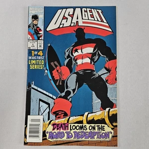 U.S.Agent #1 1993 Marvel Comics BD avec planche et sac neufs LIRE⬇ - Photo 1/14