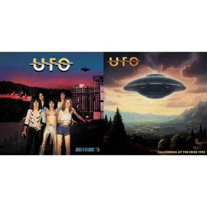 Ufo - Hollywood '76 (Blue/Red Splatter LP Vinyl) & California At The Edge 1995 - Picture 1 of 3