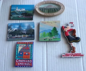 Travel Souvenir Refrigerator Magnets 5 Different Magnets Vintage - Pre-Owned - Picture 1 of 9