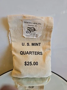 North Carolina D State Quarters in Unopened $25 U.S. Mint Bag - Picture 1 of 3