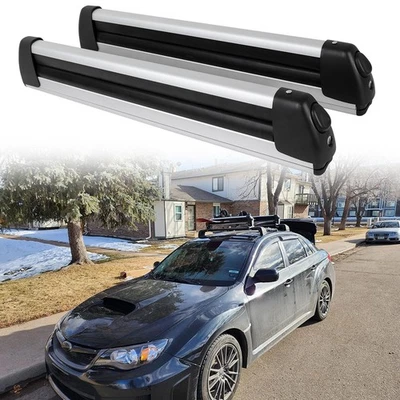 Aluminum Car Ski Snowboard Roof Mount Rack Carrier for Subaru Impreza WRX STI - Изображение 1 из 4