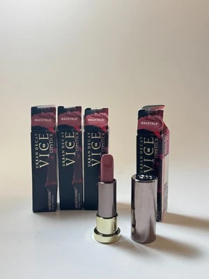4 x Urban Decay Vice Lipstick BACKTALK Comfort Matte MINI 0.03 oz NEW DAMAGED - Image 1 of 3