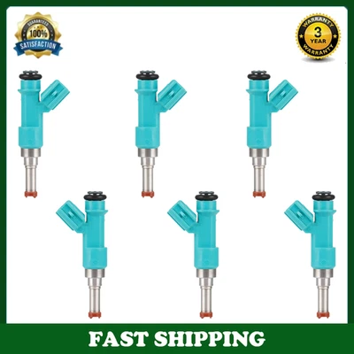 Juego de 6 inyectores de combustible FJ1084 para Lexus RX350 3,5 L V6 2011 2012 2013 2014 2015 Foto 1 de 4