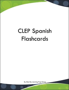 CLEP Spanish Flashcards - Imagen 1 de 1