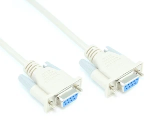 10 Fuß Seriell DB9/DB9 Straight-Thru RS232 Buchse zu Buchse Kabel - Bild 1 von 3