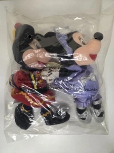 Disney Store Mickey Nutcracker Minnie Sugar Plum Fairy Beanbag Plush Set In Bag - Picture 1 of 6