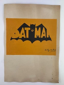 ANDY WARHOL COA art painting original drawing vintage paper signed stamped - Picture 1 of 3