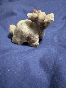 Jade Craving Of Mythical Beast Chinese Art 2.5" - Picture 1 of 10